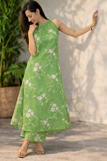 Chanderi Embroidery Fabric