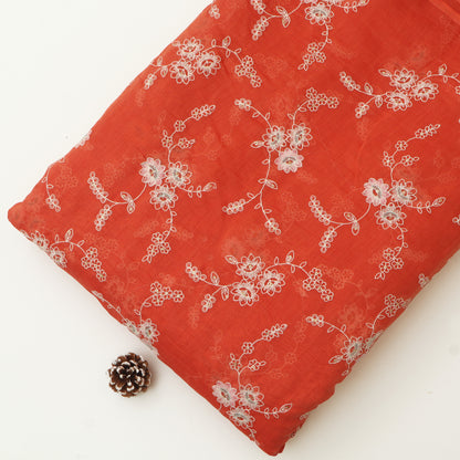 Chanderi Embroidery Fabric