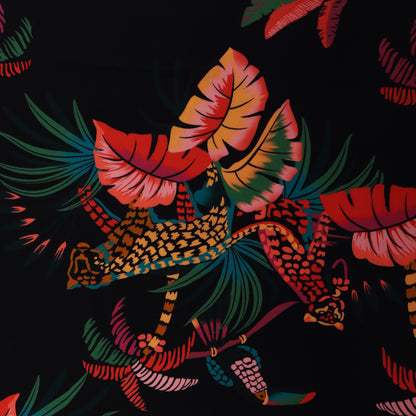 Multi Color Crepe Print Fabric