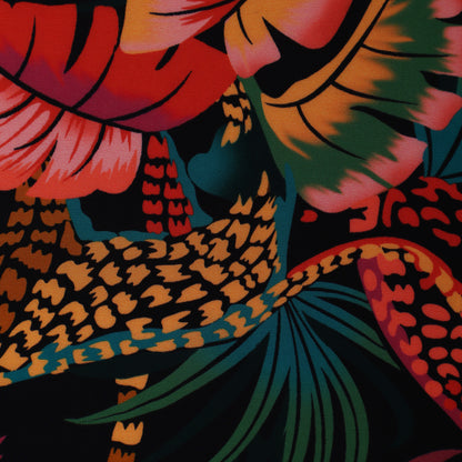 Multi Color Crepe Print Fabric