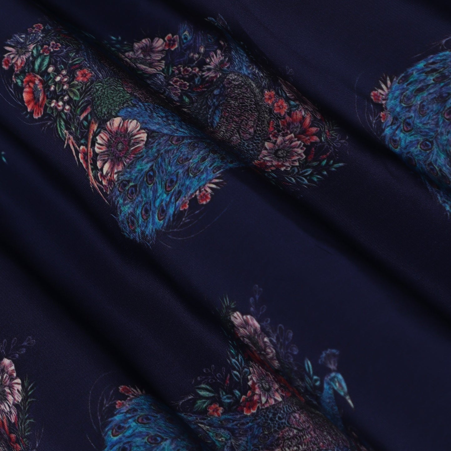 Multi Color Crepe Print Fabric