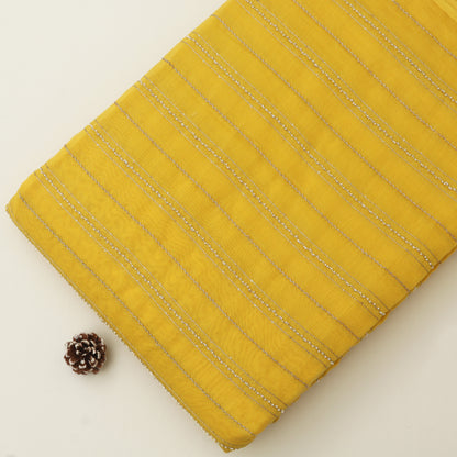 Chanderi Stripe Fabric
