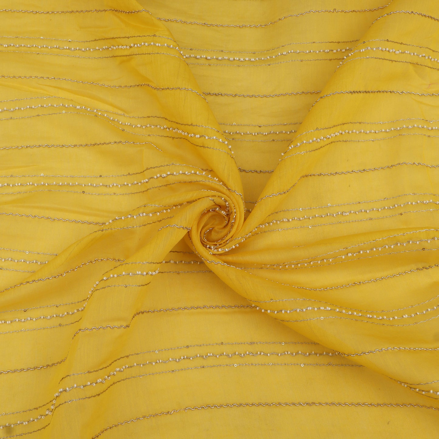 Chanderi Stripe Fabric