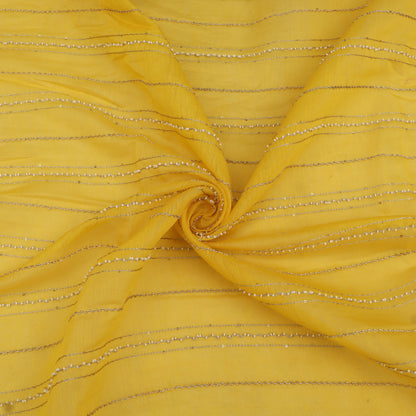 Chanderi Stripe Fabric