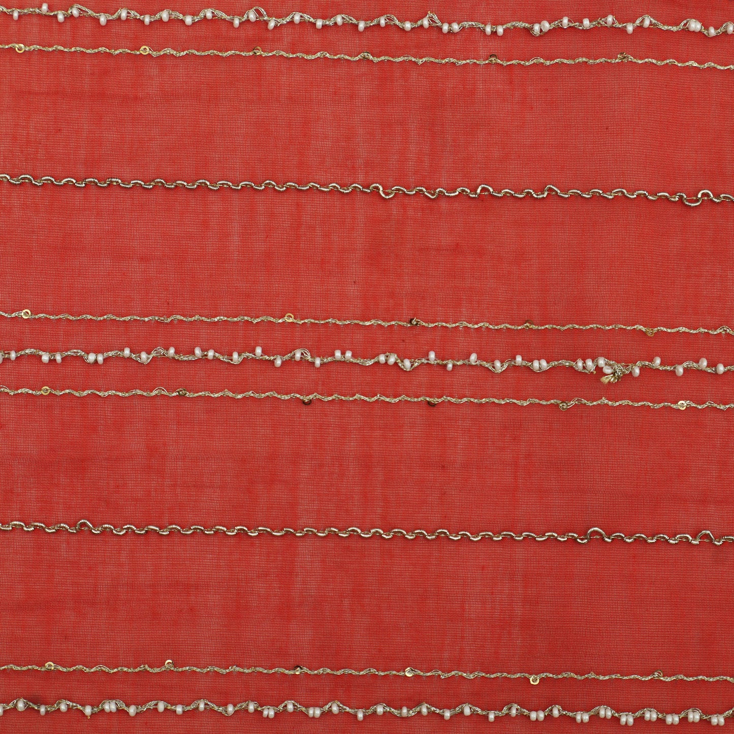 Chanderi Stripe Fabric