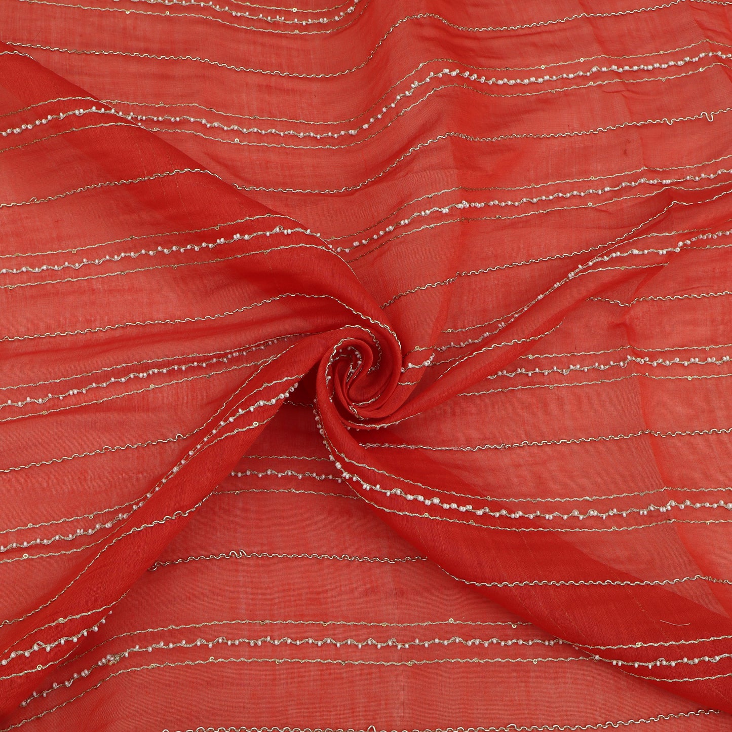 Chanderi Stripe Fabric
