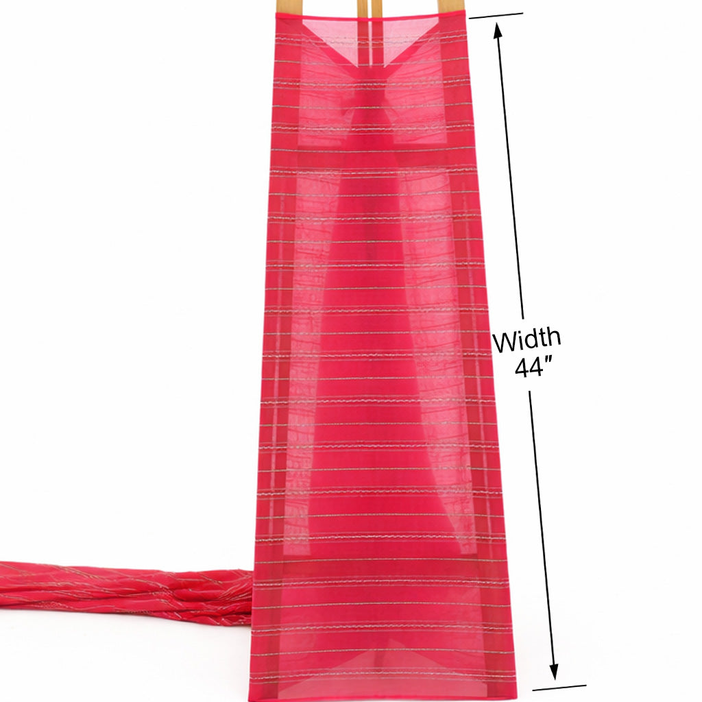 Chanderi Stripe Fabric