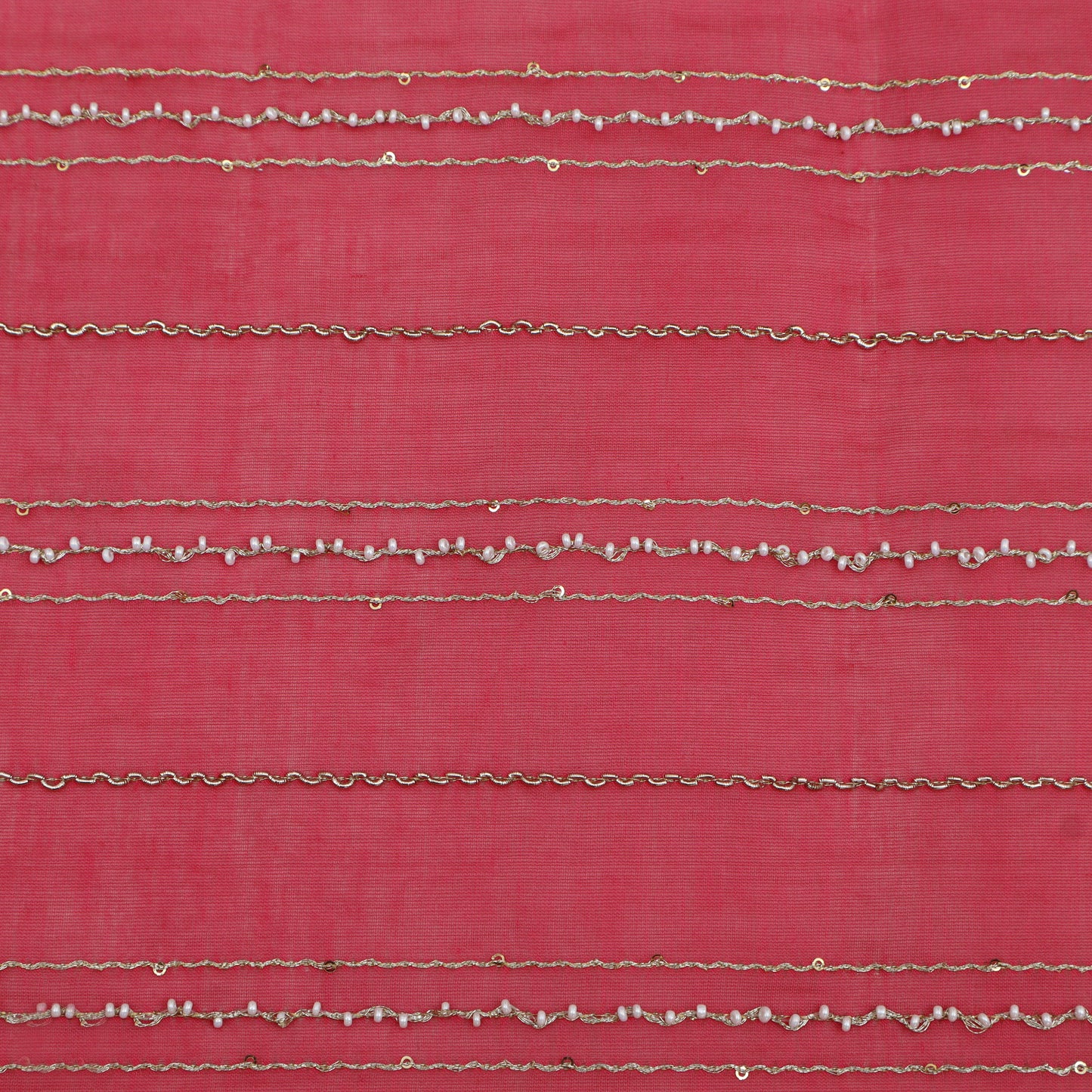 Chanderi Stripe Fabric