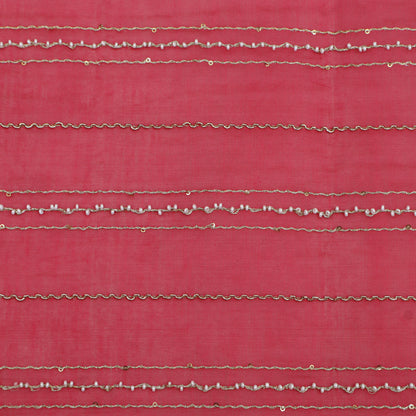 Chanderi Stripe Fabric