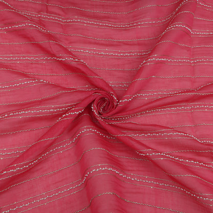 Chanderi Stripe Fabric