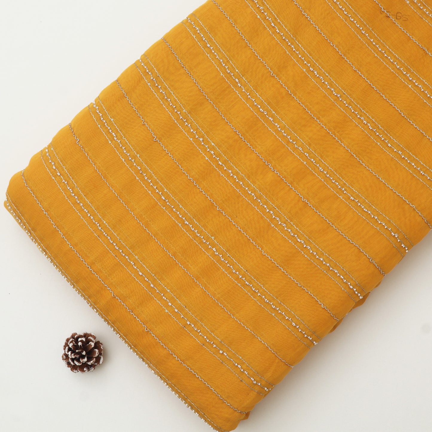 Chanderi Stripe Fabric