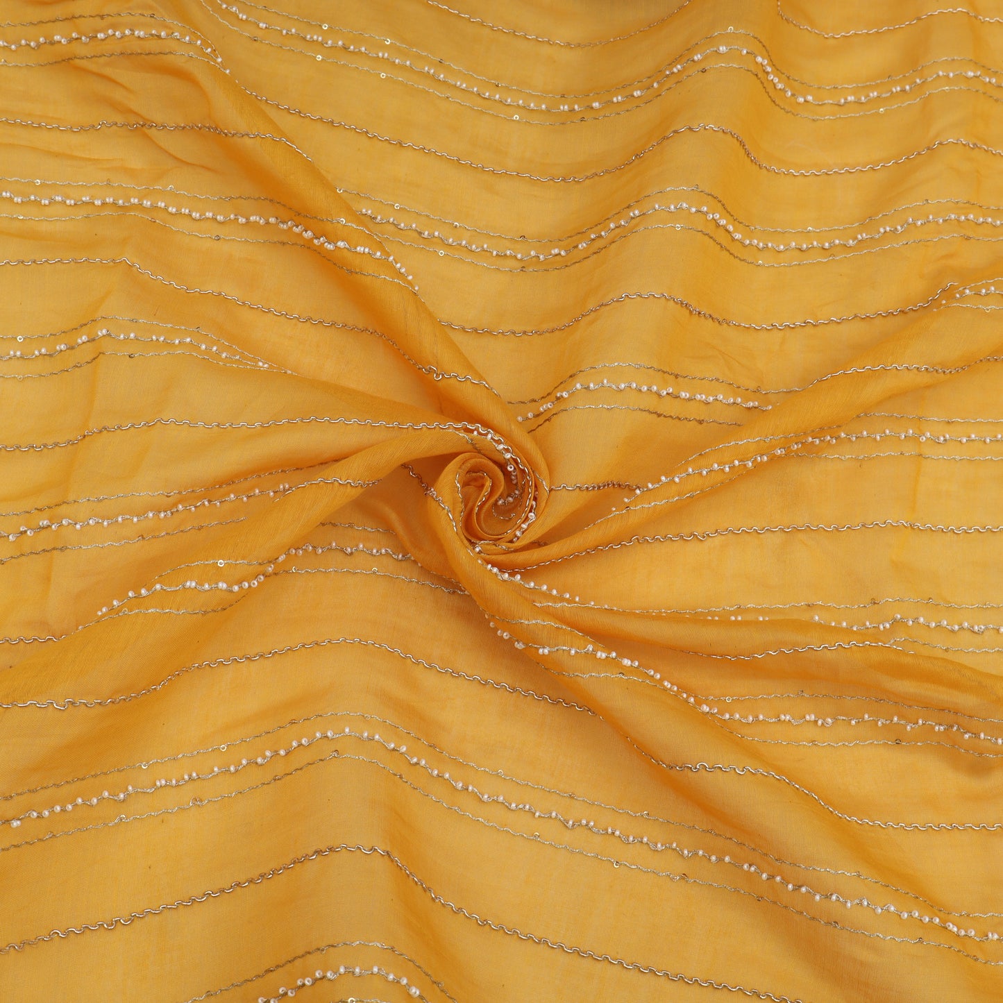 Chanderi Stripe Fabric