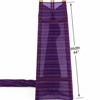 Chanderi Stripe Fabric