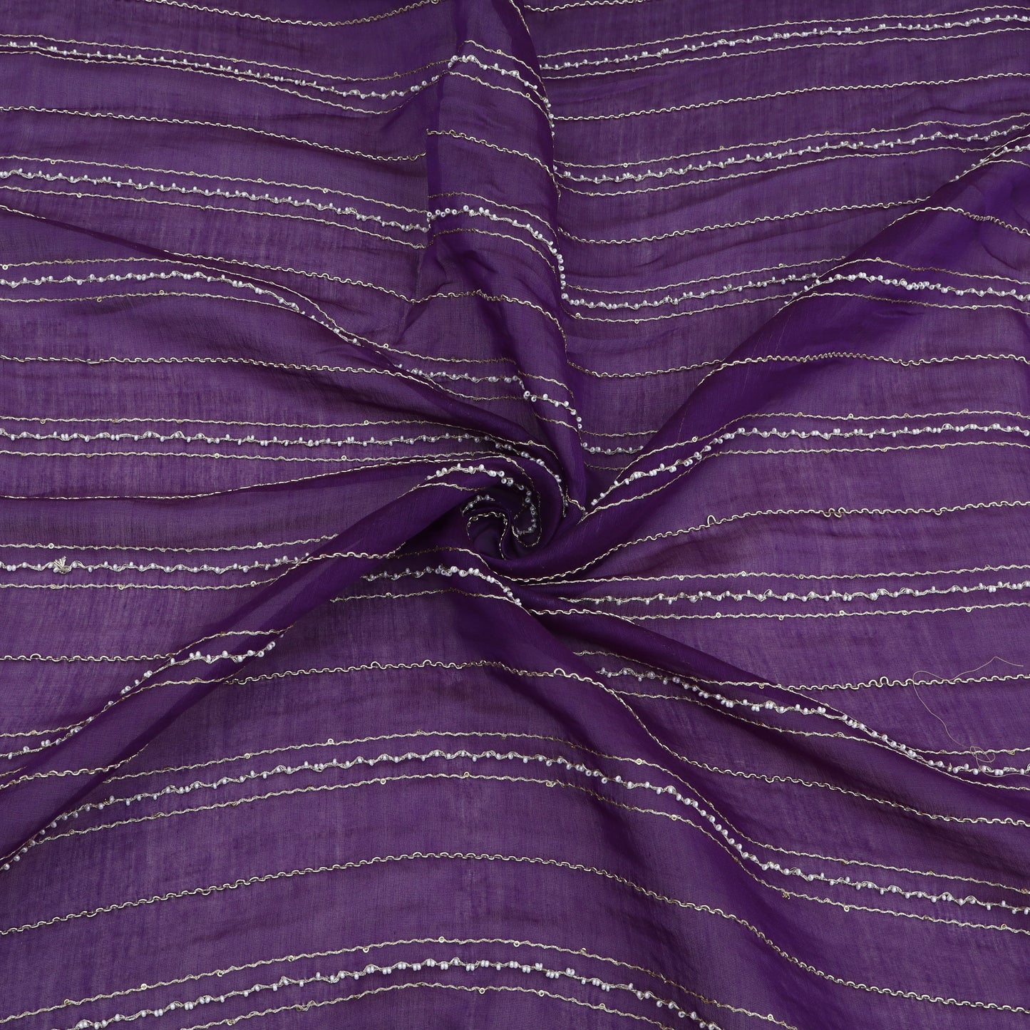 Chanderi Stripe Fabric
