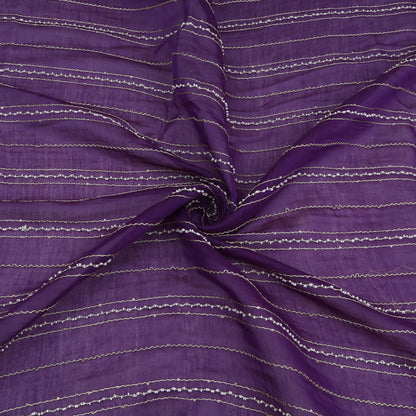 Chanderi Stripe Fabric