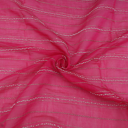 Chanderi Stripe Fabric