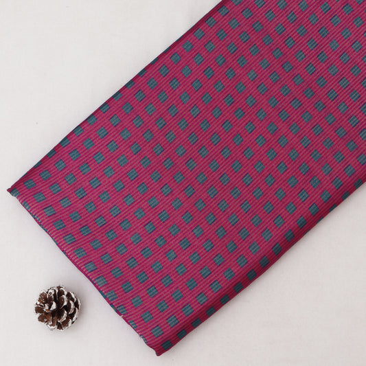 Katan Dupion Tissue Print Fabric