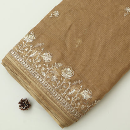 Kota Chanderi Embroidery Fabric