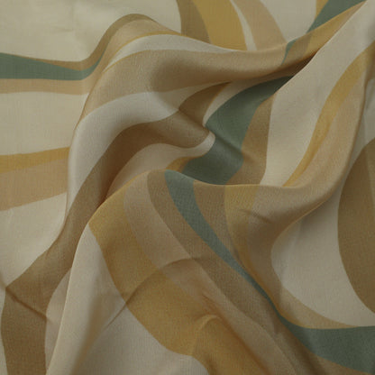 Multi Color Crepe Print Fabric