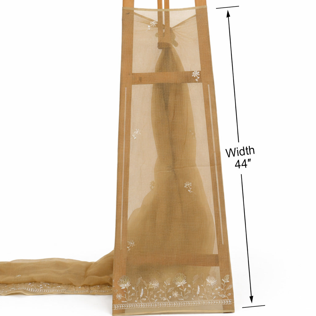 Kota Chanderi Embroidery Fabric