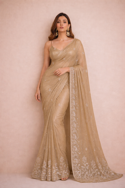 Kota Chanderi Embroidery Fabric