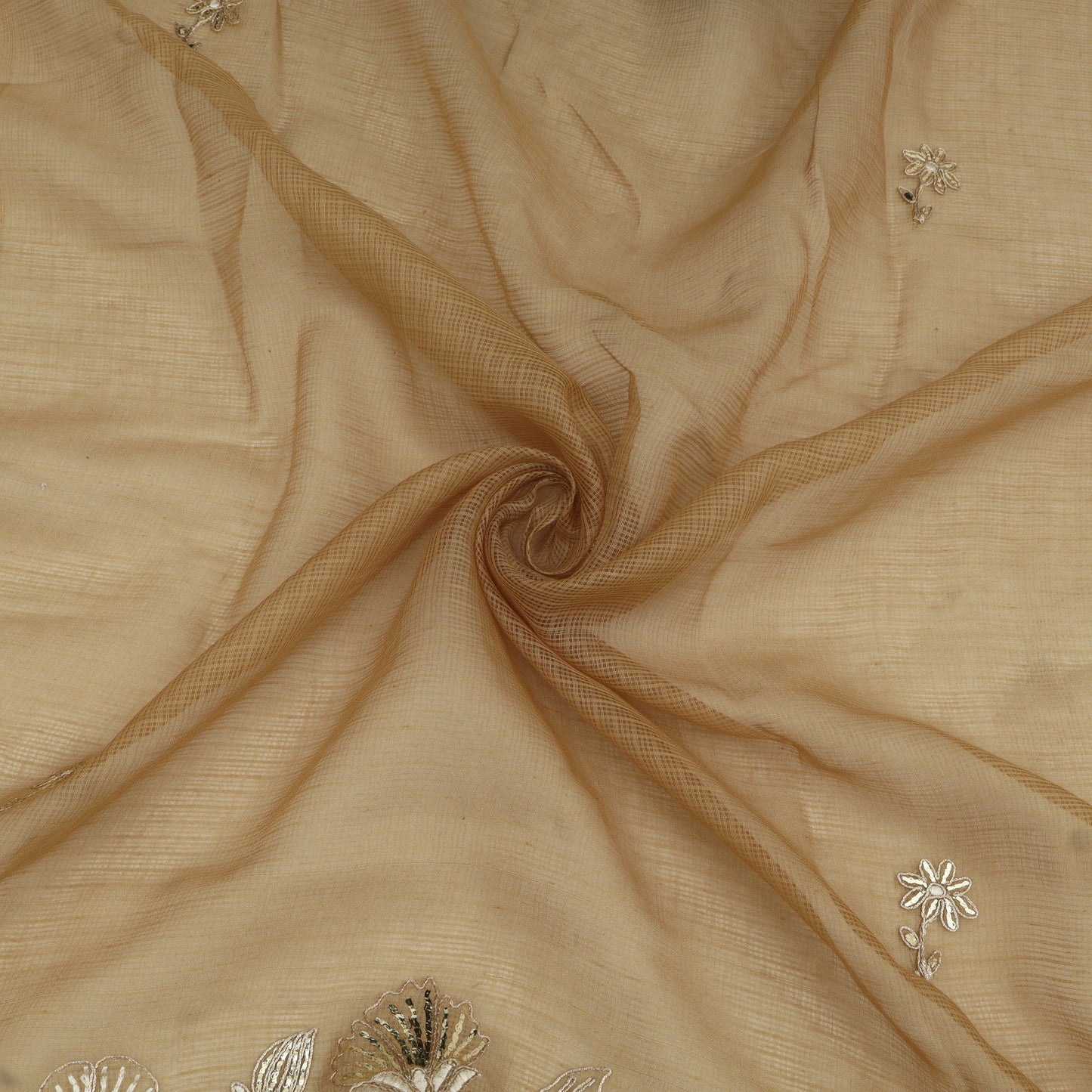 Kota Chanderi Embroidery Fabric
