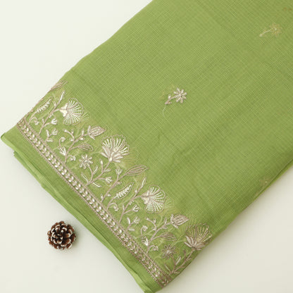 Kota Chanderi Embroidery Fabric