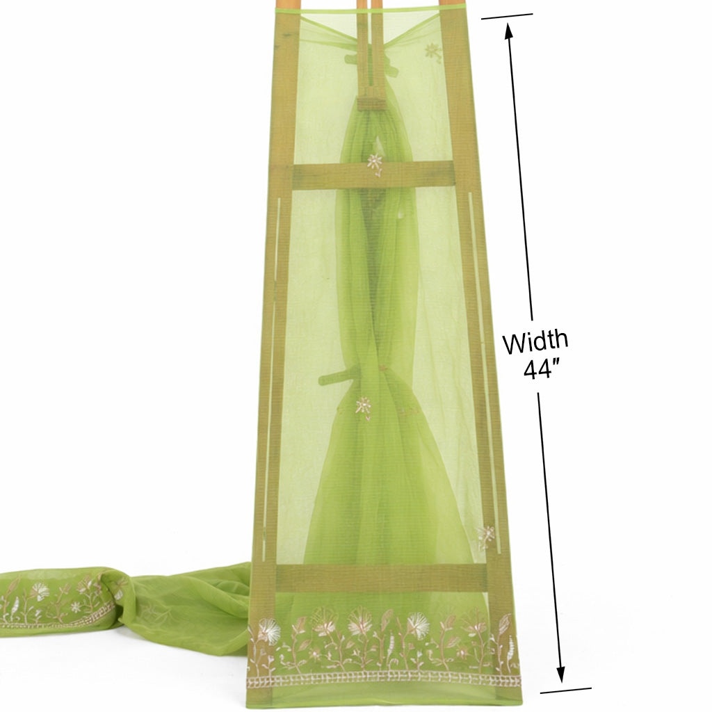 Kota Chanderi Embroidery Fabric