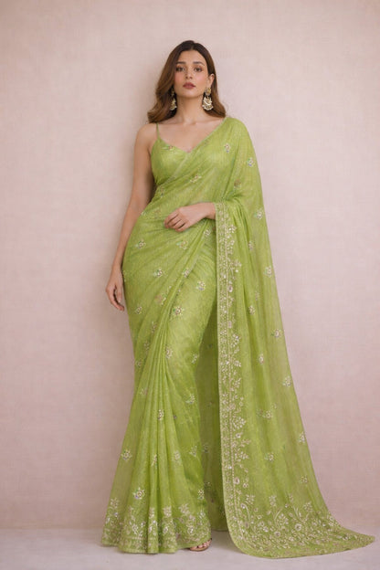 Kota Chanderi Embroidery Fabric