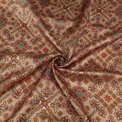 Katan Dupion Tissue Stripe Print Fabric