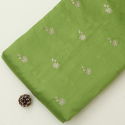 Kota Chanderi Embroidery Fabric