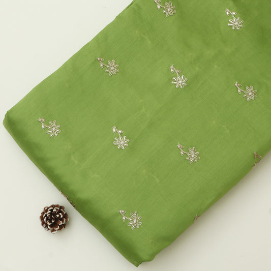 Kota Chanderi Embroidery Fabric