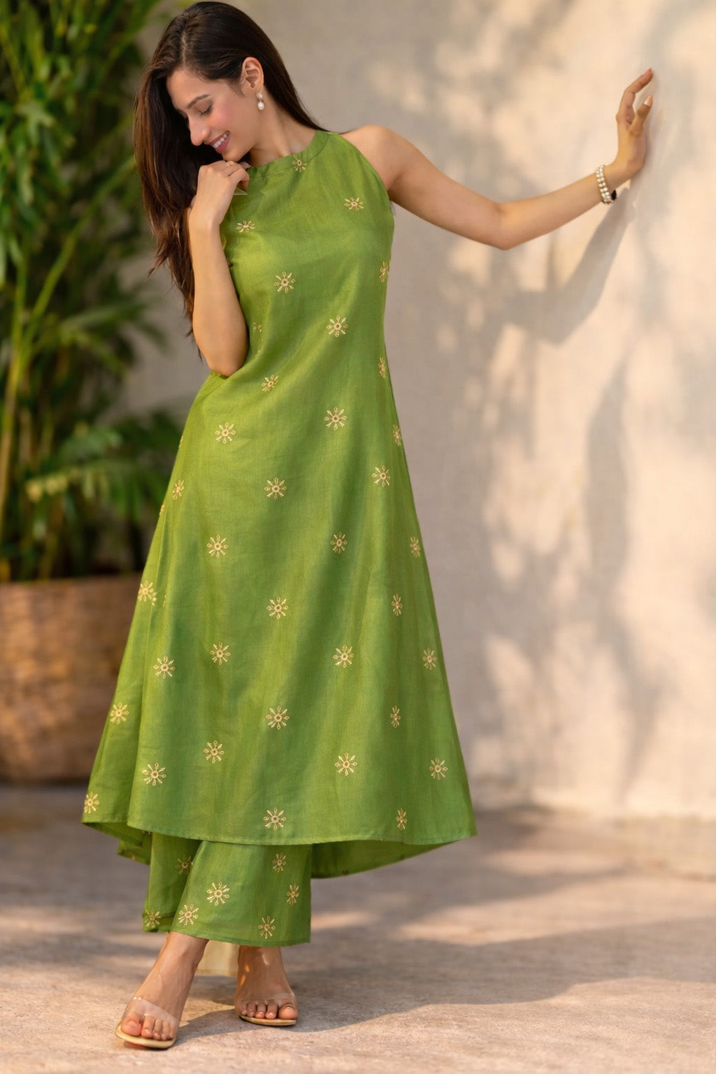 Kota Chanderi Embroidery Fabric