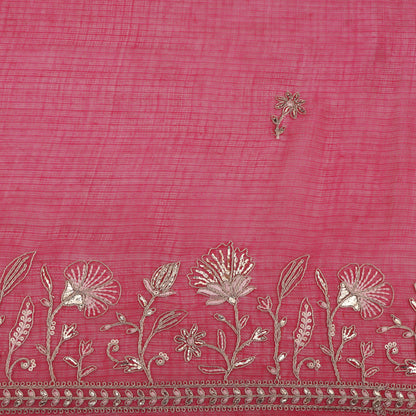 Kota Chanderi Embroidery Fabric