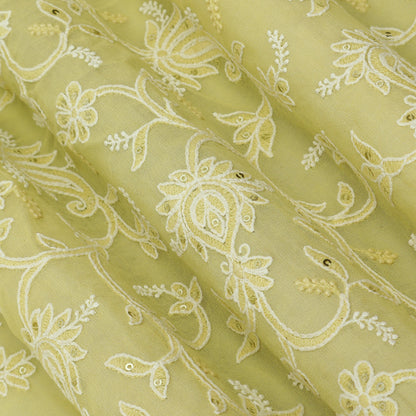 Georgette Embroidery Fabric