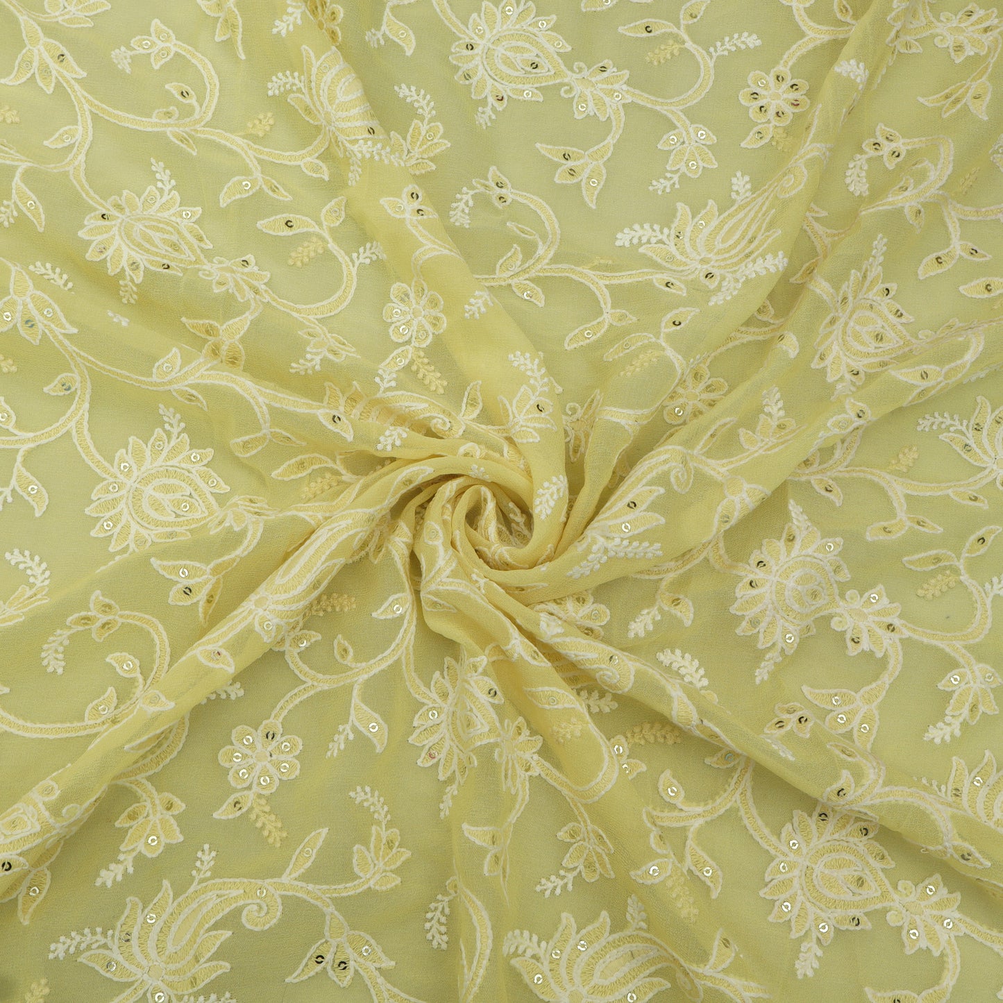 Georgette Embroidery Fabric