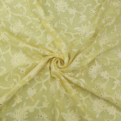 Georgette Embroidery Fabric