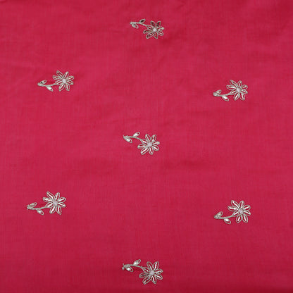 Kota Chanderi Embroidery Fabric