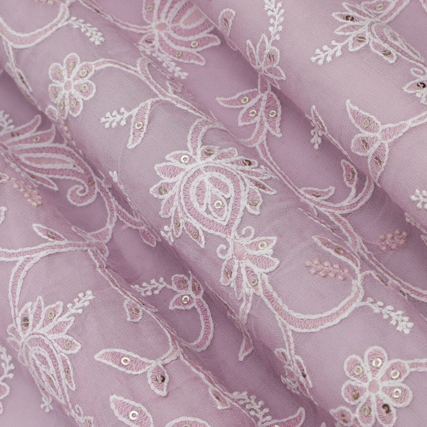 Georgette Embroidery Fabric