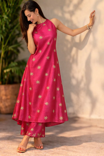 Kota Chanderi Embroidery Fabric