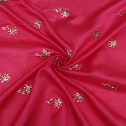 Kota Chanderi Embroidery Fabric
