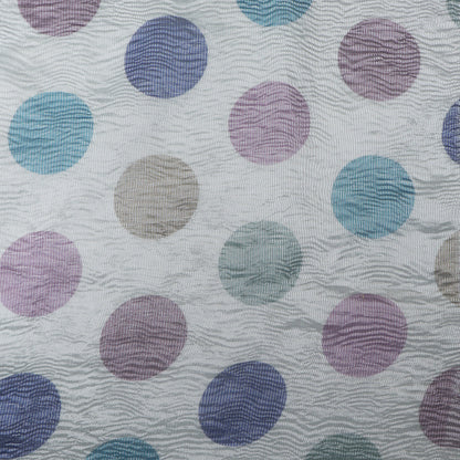 Crush Tissue Polka Dot Print Fabric