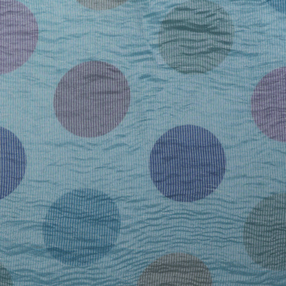 Crush Tissue Polka Dot Print Fabric