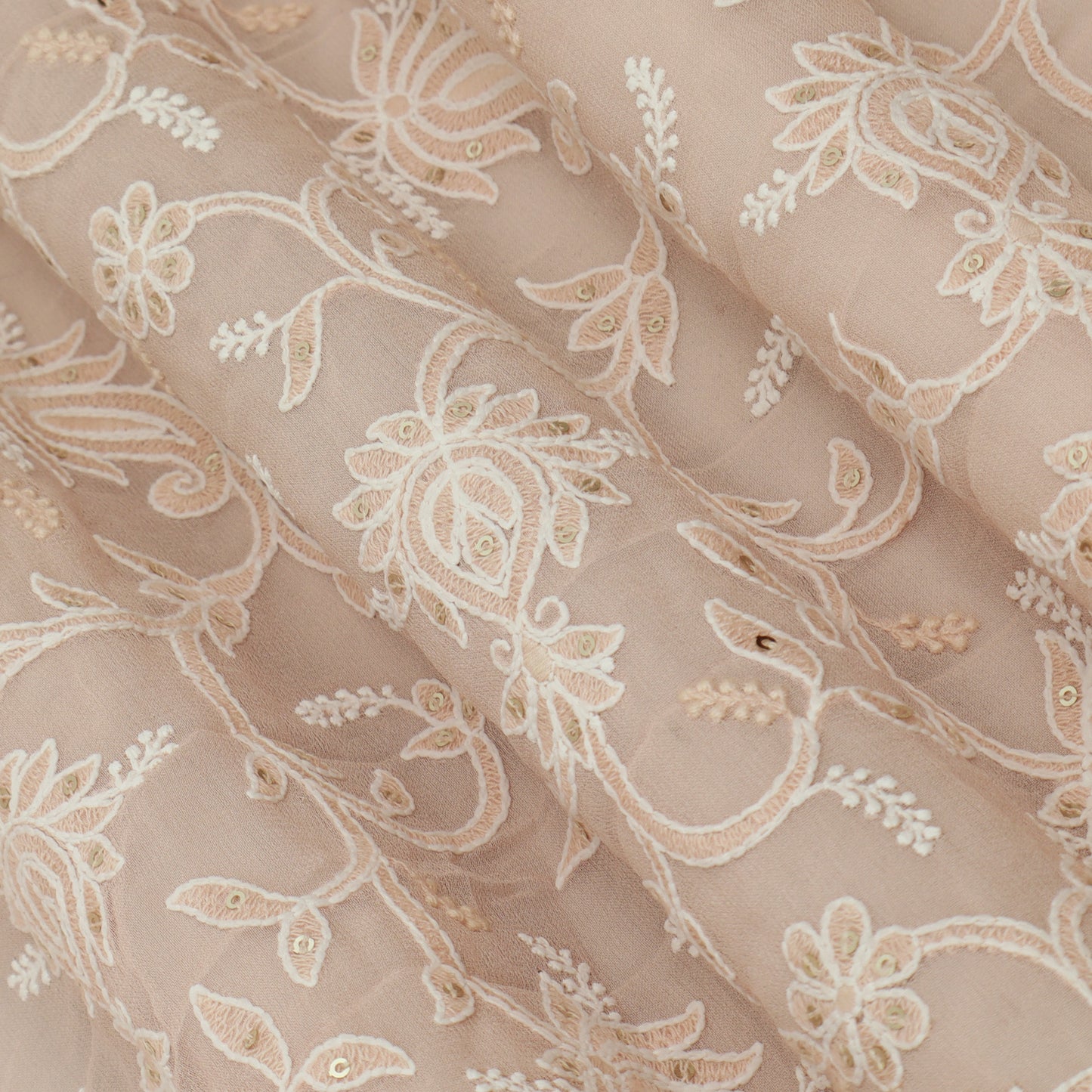 Georgette Embroidery Fabric