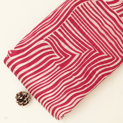 Chanderi Silk Print Fabric