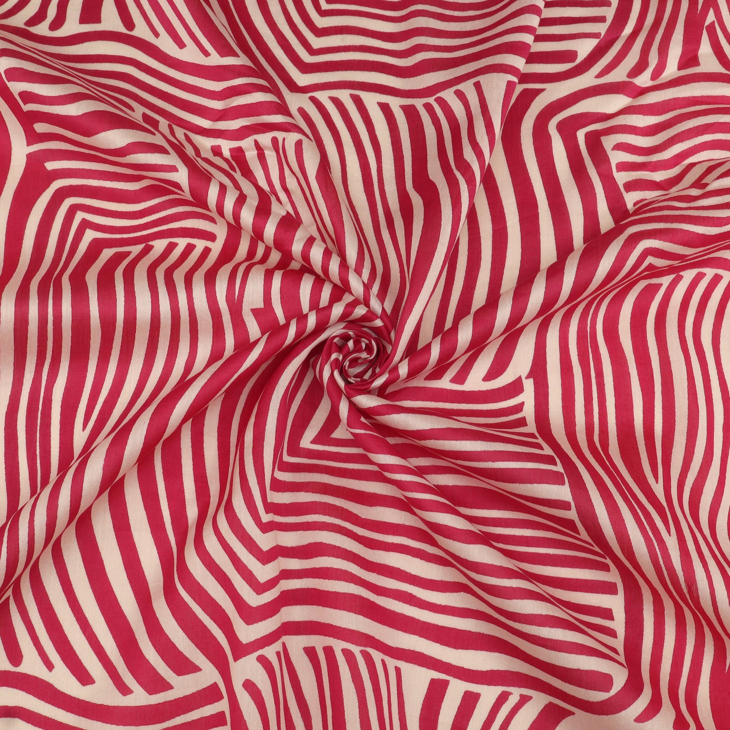 Chanderi Silk Print Fabric
