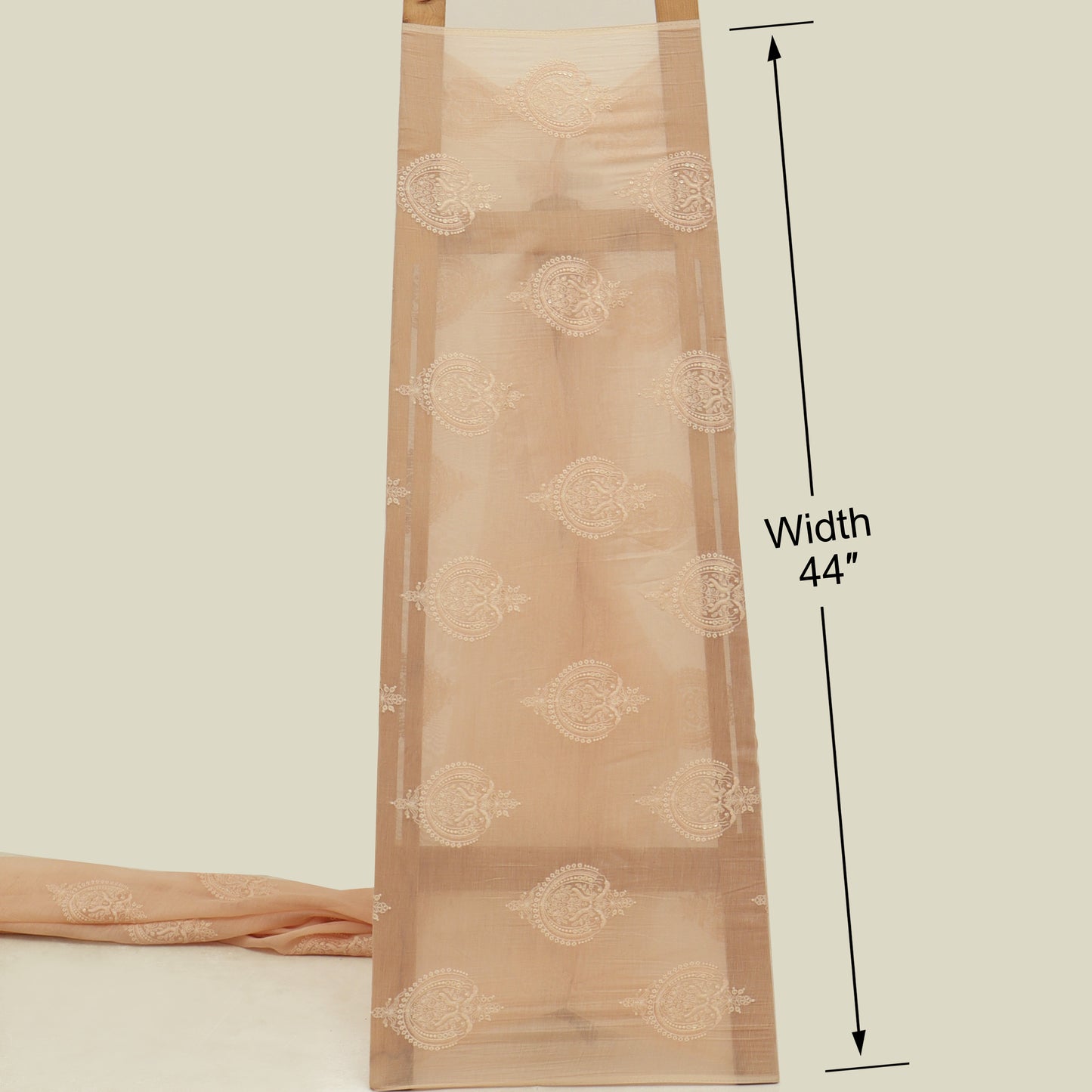 Chanderi Embroidery Fabric