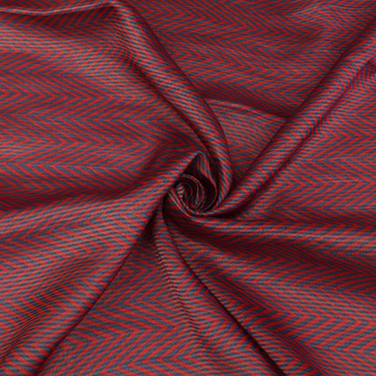 Katan Dupion Stripe Brocade Fabric