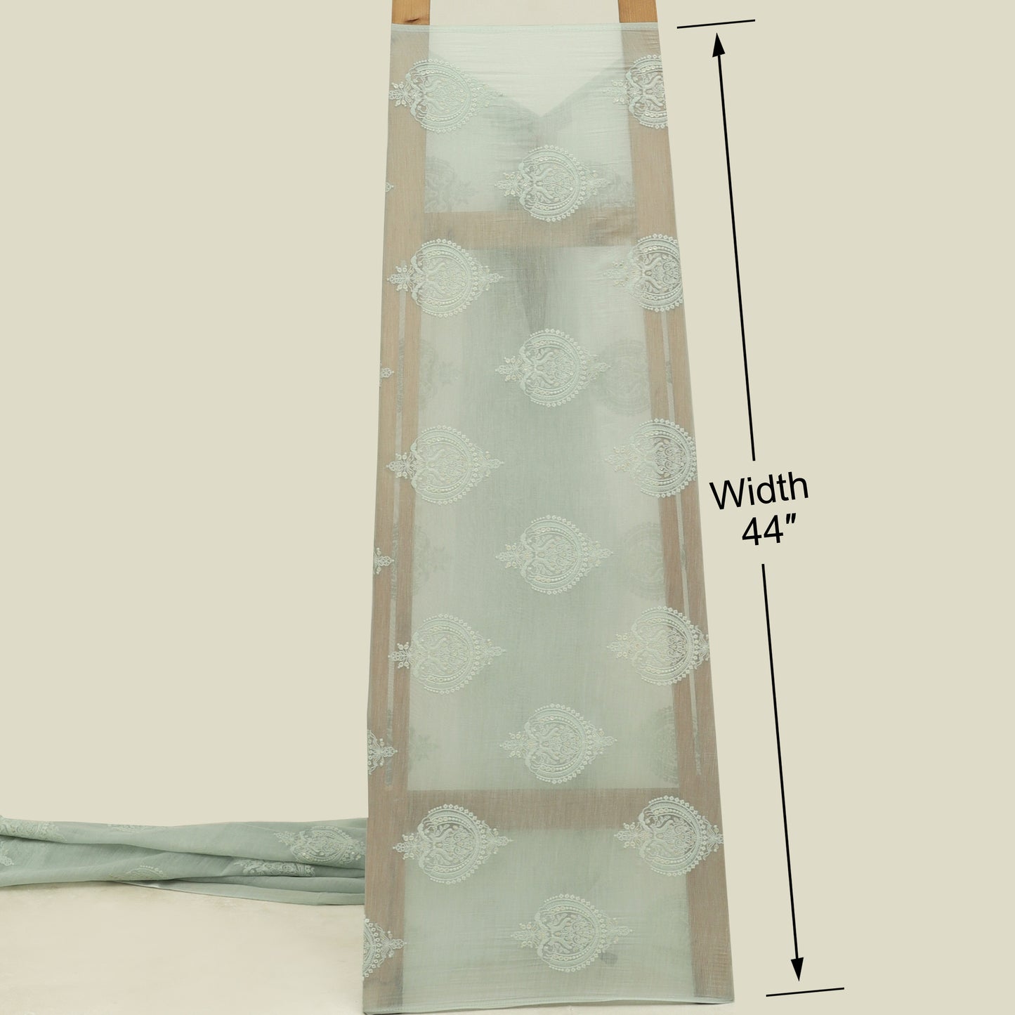 Chanderi Embroidery Fabric