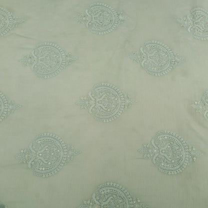 Chanderi Embroidery Fabric